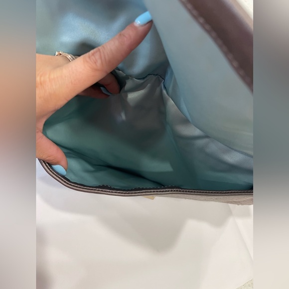 Coach Snakeskin Embossed Shoulder Bag GUC - Picture 11 of 12